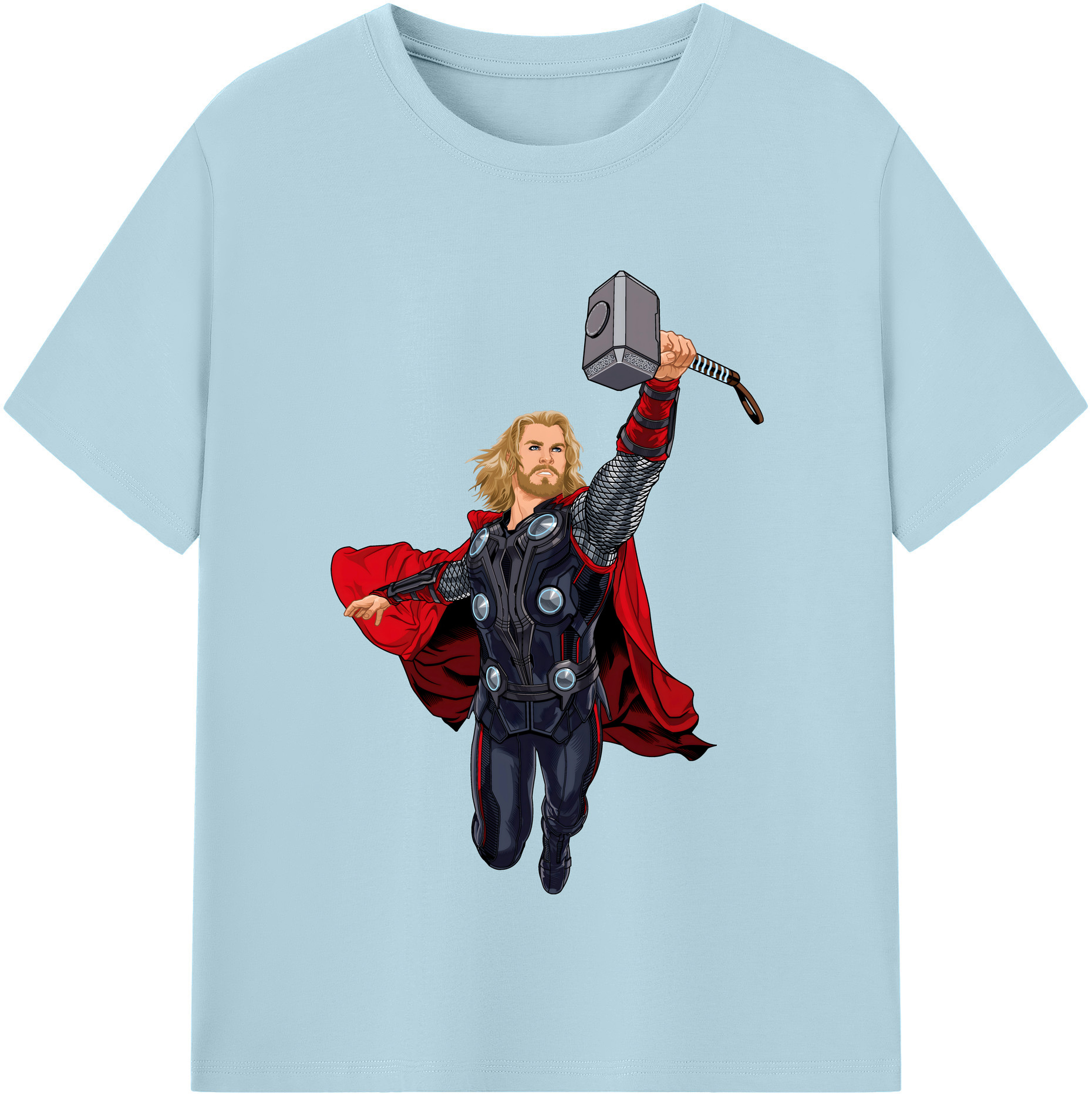 （画像用） アベンジャーズ The Avengers 綿100％半袖Tシャツ（フロントプリント）